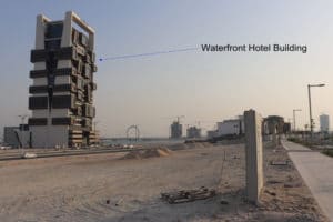 Waterfront hotel