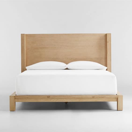 solid wood headboard